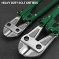 thumbnail image 3 of Graflsoa TUOSEN Heavy-Duty Bolt Cutter with Green & Silver Finish, 12-Inch T8 Steel Manual Wire and Rebar Cutting Tool, 3 of 6