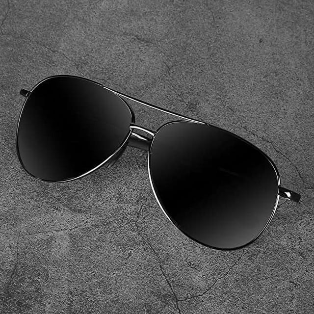 Gafas de sol de aviador polarizadas para hombre y mujer, protección UV, ligeras y transpirables