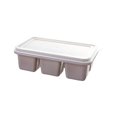 thumbnail image 6 of Hvmvliv Ice Trays 6-Compartments Square-Shape Ice Cubes Molds Food Grade Silicone Ice Blocks Trays Leak Proof Household Refrigerator Small Ice Making Trays with Lid Gray, 6 of 6
