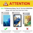 thumbnail image 2 of Dteck Kids Cased for Samsung Galaxy Tab A7 10.4 inch 2020 Model Tablet, EVA Foam Lightweight Shockproof Handle Kickstand Protecitve Shell Cover For Galaxy Tab A7 SM-T500/T505/T507,Blue, 2 of 6