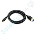 thumbnail image 5 of SatelliteSale Universal USB Type C to 3.0 Type B Male to Male Universal Wire Cable Data Black Cord, 5 of 7