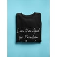 thumbnail image 3 of I'm Thankful For Free Speech! Sweatshirt Men -GoatDeals Designs, Male 3X-Large, 3 of 4