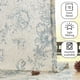 thumbnail image 5 of Cortinas Jinchan de lino para cocina, diseño floral francés, 76 x 76 cm, color azul y beige, 5 of 9