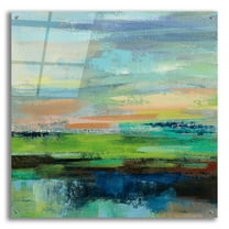 Epic Art 'Delmar Sunset II' by Silvia Vassileva, Acrylic Glass Wall Art, 36"x36"