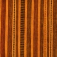 thumbnail image 1 of Ahgly Company Indoor Square Abstract Yellow Modern Area Rugs, 3' Square, 1 of 4