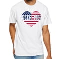 thumbnail image 2 of Beer Me Heart American Flag T-Shirt – Patriotic Drinking Tee, USA Flag Beer Lover Graphic Shirt, 2 of 5