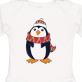 thumbnail image 4 of Inktastic Cuddly Christmas Penguin Boys or Girls Long Sleeve Baby Bodysuit, 4 of 5