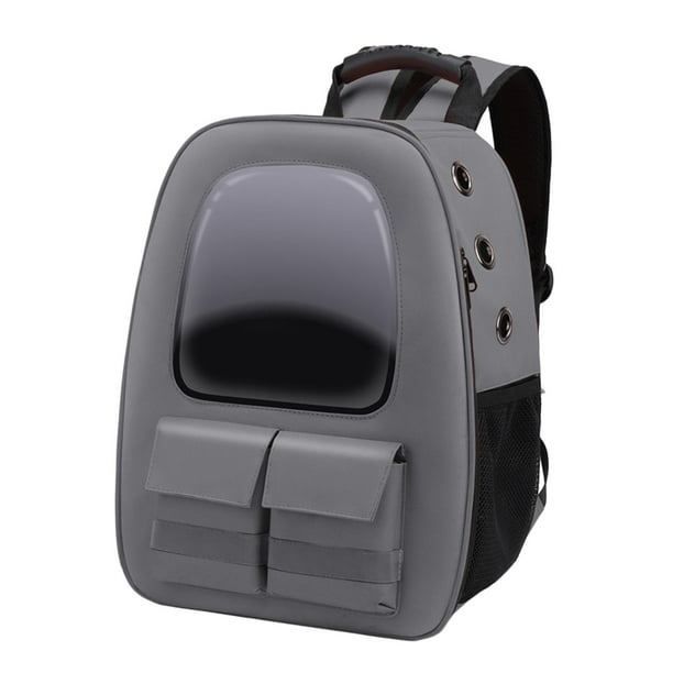 Mochila para gatos Transparente aerolínea grande Gris Yuyangstore Burbuja transportadora para gatos