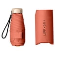 thumbnail image 4 of Mini Paraguas De Protección Solar Con Estuche Sunnimix Paraguas De Coche Resistente Naranja Cubierta de lluvia compacta, 4 of 8