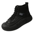 thumbnail image 3 of Abbraccia Women High Top s Casual Shoes Nonslip Boots Bootie for Trekking Autumn Hiking Female , Black 36, 3 of 9