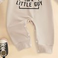 thumbnail image 5 of CAUYDY 0-3M 6-9M 12-18M Preemie Boy Coming Home Outfits Baby Clothing Newborn Long Sleeve Sleepers Infant Boys Romper Fall Winter Toddler Pajamas Beige for Sizes 0-3 Months, 5 of 5