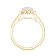 thumbnail image 2 of Rosec Jewels Moissanite Halo Engagement Ring for Women (D-VS1 Quality), 14K Yellow Gold, US 10.00, 2 of 8