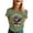 Green, variant on Women's 250th Anniversary Print Shirt Bald Eagle and USA Flag Patriotic Tshirt