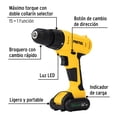 thumbnail image 2 of Kit taladro 3/8", 12V, 33 accesorios, en estuche, 2 of 3