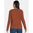 thumbnail image 5 of Time and Tru Women's and Women's Plus Matte Chenille Sweater, Midweight, Size XS-4X, 5 of 5