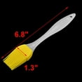 thumbnail image 2 of Barbecue Picnic Silicone Head Basting Grilling Cooking Condiment Pastry Brush Yellow, 2 of 4