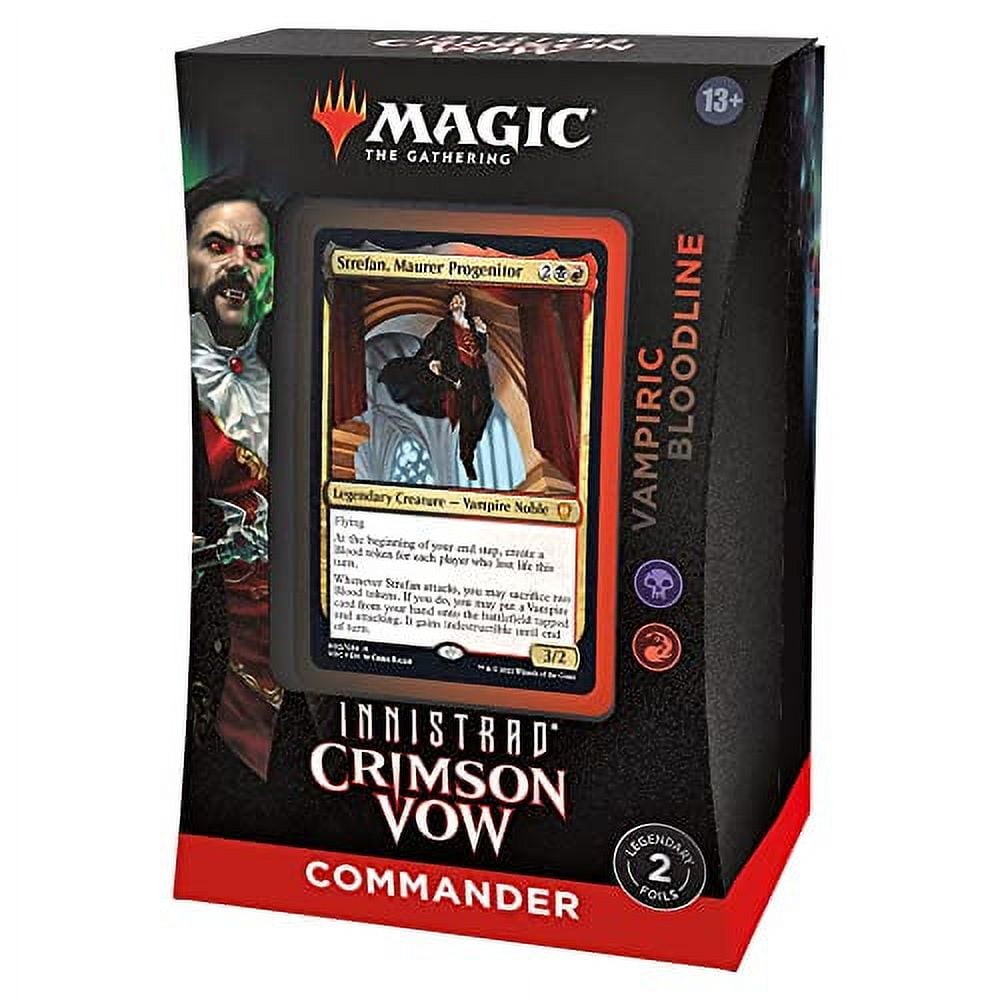 Magic: The Gathering Innistrad: Crimson Vow Commander Deck - Vampiric Bloodline (Black-Red)