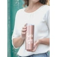 thumbnail image 2 of Boss Lady Rose Gold 20 oz Skinny Tumbler, 2 of 5