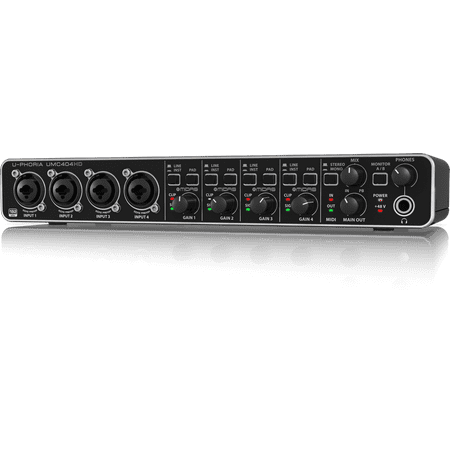 Behringer UMC404HD Audiophile 4x4 USB Audio Interface w/ Mic