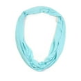 thumbnail image 2 of Solid Color Infinity Scarf/Wrap (Light Blue), 2 of 4