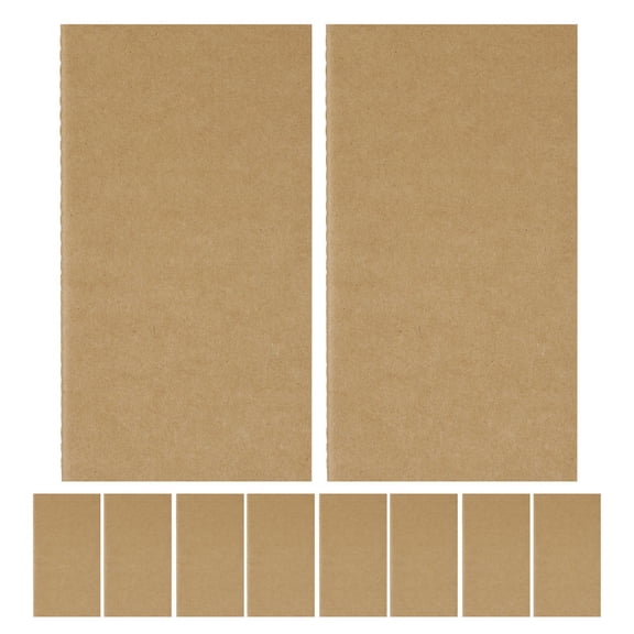 WHAMVOX 15pcs Multipurpose Blank Notebooks Creative Portable Schedule Notebooks