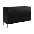 thumbnail image 6 of RealRooms Shadwick 2 Door Wide Metal Locker Accent Storage Cabinet, Black, 6 of 10