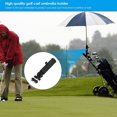 thumbnail image 2 of Support de Parapluie pour Chariot de Golf, Support de Parapluie Universel Réglable en Plastique 1 Pce Noir, 2 of 5