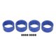 thumbnail image 1 of 4Pcs Aluminum RC Joint Cup Reinforcement Ring Replacement RC Joint Cup Reinforced Ring for TRAXXAS XRT 8S 1/6 RC Cars Blue, 1 of 5