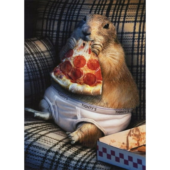 Avanti Press Prairie Dog In Underwear Funny Birthday Card