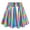 Colorful, variant on Girls Skorts High Waist Athletic Skirts with Shorts Stretchy Activewear for Teens Kids Performance Tennis Girls Metallic Skater Skirt Sparkly Shiny Flared Pleated A-Line Mini Skort Black