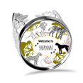 thumbnail image 1 of African Welcom à Savane Pinto Léopard Anneau de Vie Réglable Amour Mariage Fiançailles, 1 of 3