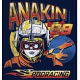 thumbnail image 2 of Boy's Star Wars: The Phantom Menace Podracing Anakin 99  Graphic Tee Navy Blue Small, 2 of 4