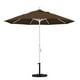 California Umbrella GSCU908170-F71 9 Pi. Marché en Aluminium Parapluie Col Inclinable - Mat Blanc-Oléfine-Teak – image 2 sur 2