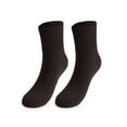 thumbnail image 2 of Spencer 2 Pairs Warm Socks for Women, Thick Knit Thermal Crew Winter Warm Socks Boot Socks Size 5-9, Brown, 2 of 10
