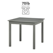 TMS Hayden 5-Piece Kids Table and Chair Set, Espresso Finish, Activity Table