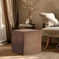 thumbnail image 2 of Meridian Furniture Roy Brown Ottoman/Stool, 2 of 8