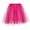 Hot Pink#560, variant on Wowcloth Skirt Paillette 3 Short Skirt Elastic Womens Layered Adult Dancing Skirt High Waist Skirt