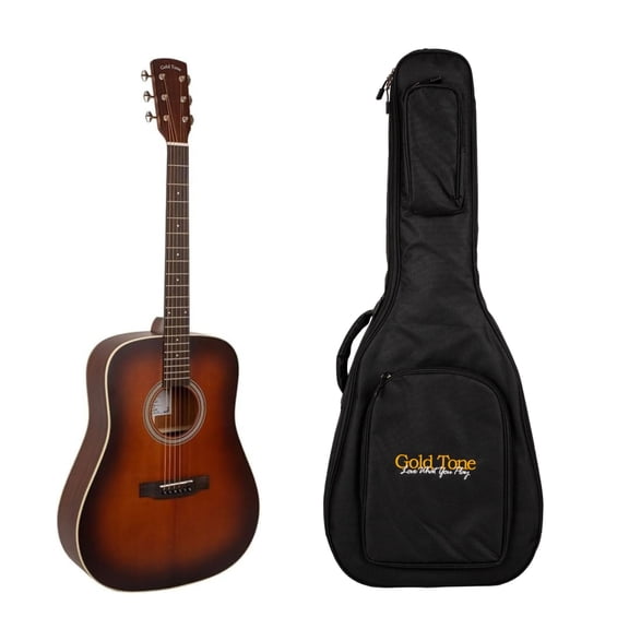 Open Box Gold Tone GT-Dread All Solid Wood Dreadnought Acoustic-Electric Guitar Burst