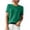 #Green, variant on George Women's Cute Lightweight Short Sleeve Sweater Tops,Crew Neck,Plain,Relaxed Fit,Business Casual T-Shirts,#Green,Size M