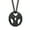 Black, variant on Stainless Steel Fitness Dumbbell Pendant Necklace Weight Plate Barbell Chain Pendant Workout Necklace for Men Jewelry