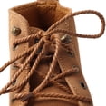 thumbnail image 2 of Botas de hombre con punta de acero y piel sintética, antideslizantes, para oficina, senderismo, viajes, exteriores, color amarillo 40, 2 of 15