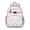 White Ballerina Swan, variant on White Girl Dance Pattern Backpack for School,Cute School Bag,Schoolbag with Adjustable Shoulder Straps & Padded Back,15.25"x11.5"x5.25"