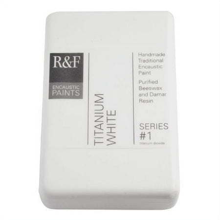 UPC: 0836943002104 | R&F Encaustic 333ml Paint  Titanium White