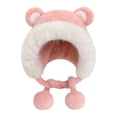 thumbnail image 1 of Gorro de invierno con orejeras, moderno gorro con orejeras, grueso y protector para los oídos. Rosa, 1 of 7