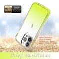 thumbnail image 5 of iPhone 13 Pro Case With Built-in Screen Protector, Rosebono Hybrid Gradient Transparent Soft TPU Clear Skin Cover Case For iPhone 13 Pro (Yellow), 5 of 5