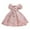 C#Pink8842, variant on CAIVO Girls Style Girls Dress Baby Bow Puff Sleeve Princess Dress Short Sleeve Princess Dress Boho Toddler Child Daily Wear