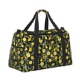 thumbnail image 2 of Easygdp Lemon Fruits Flowers Leaves Bolsa de Gimnasio, Bolsa de Viaje Duffel, Bolsa de Fin de Semana con Compartimentos, Bolsa de Mano para Noche, 2 of 7