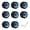 95A, variant on WINDLAND 8Pcs Double Row Roller Skate Wheel Replacement Light Up Quads Roller Skate Wheel