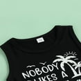 thumbnail image 4 of Boys Sets Letter Crew Neck Sleeveless Vest Tree Shorts, 4 of 6