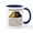 White/Navy Inside, variant on CafePress - Hammered Dulcimer Mugs - 11 oz Ceramic Mug - Novelty Coffee Tea Cup